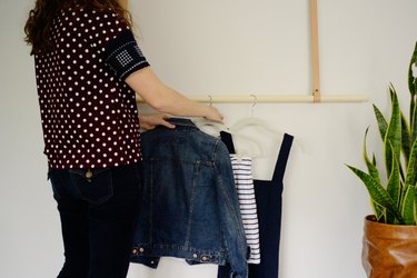Clothing Rack with Clothes