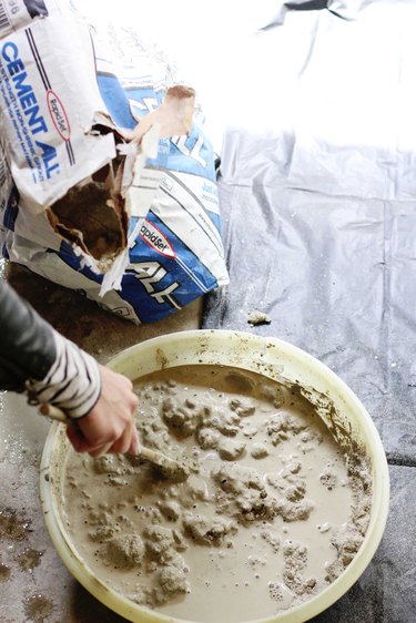 How to Make Painted House Numbers from Cement