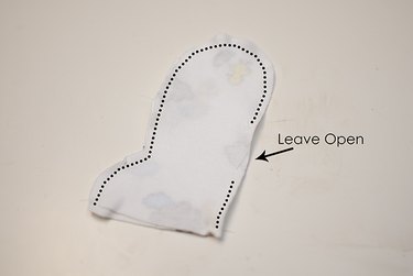 Sew the leg pieces.