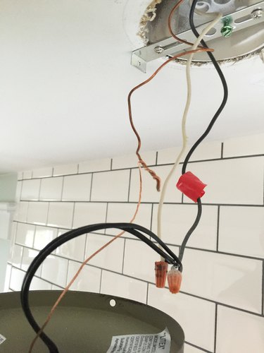 Twist copper wires together.
