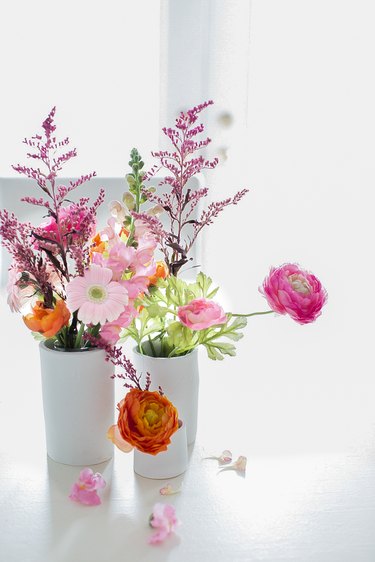 Clay Vase Display
