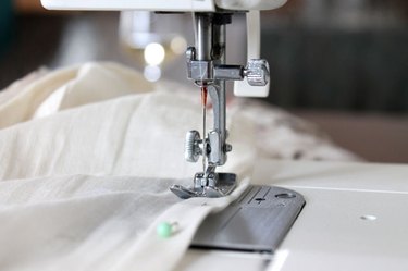 sew the pressed edges