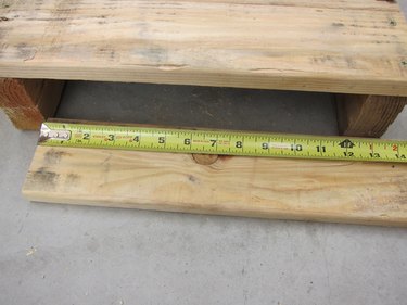 Cut two pieces of wood for side skirts