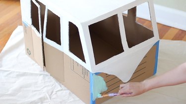 Painting the bus