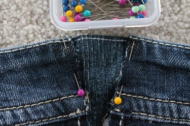 pin denim piece