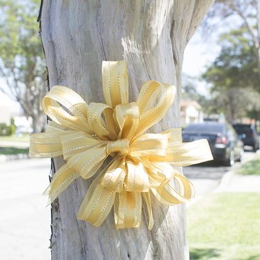 12. large decorative yellow bow