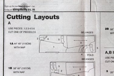 Example of a cutting layout.