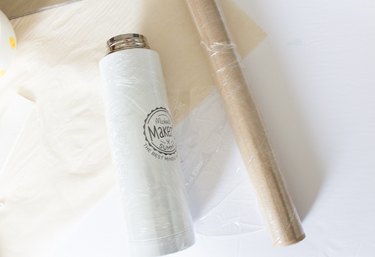 Wrapped Vessel in Plastic Wrap