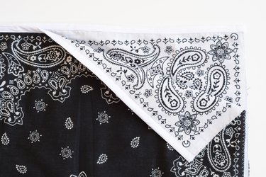 sew bias tape along the top of both sides of the bag