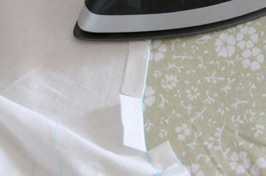 Press seam allowances.