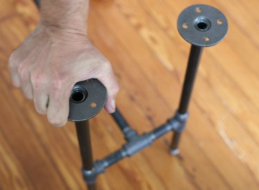 Attaching the flanges