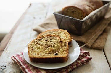 This cinnamon swirl bread makes a wonderful hostess gift.