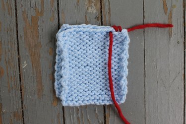 Making the second whip stitch