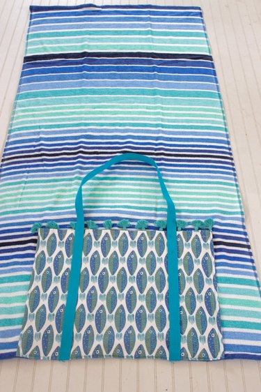 beach towel fully extended