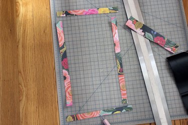 strips of wrapping paper