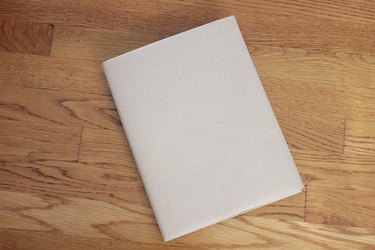 wrapped book
