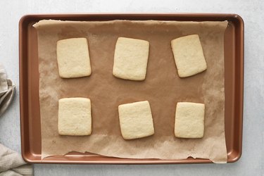 Rectangle sugar cookies