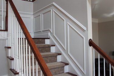 Molding Square Statement Wall