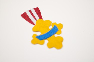 Glue pieces together.
