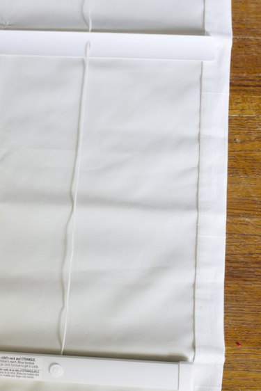 glue slats to fabric