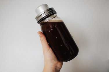 Shaking the jar