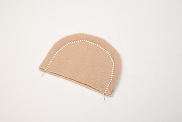 Sew the ears.