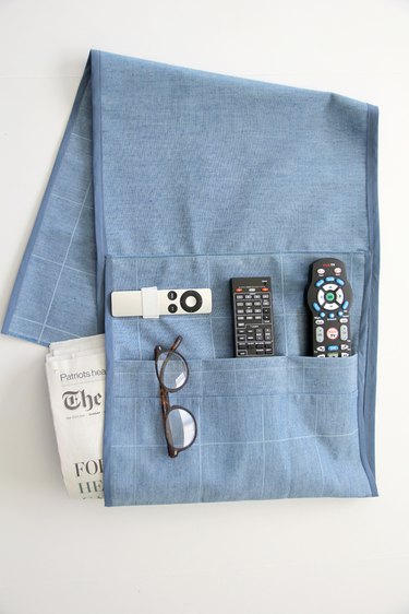 Press remote caddy for a clean finish