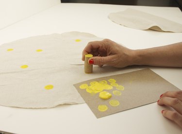 Stamping the pattern pieces