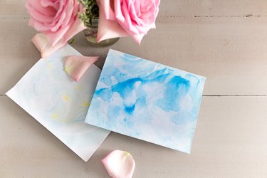 Suminagashi (aka paper marbling)