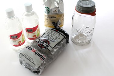 How to create a homemade wood stain using coffee grounds