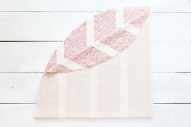 Cut out your round towel
