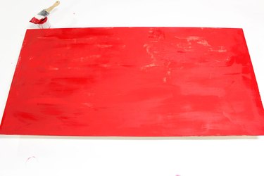 red paint