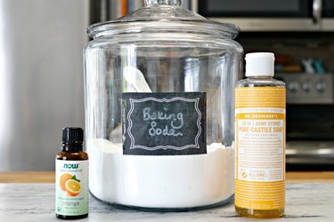 how to get burned food off baking pans naturally