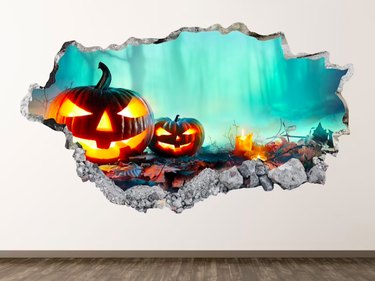 Halloween Pumpkin Wall Decal by FanShopStop
