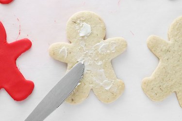 Spread icing onto each cookie