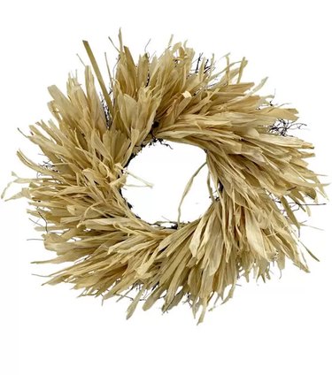 Bloom Room Fall 22-Inch Corn Husk Wreath