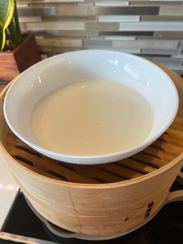 Smooth batter in a steamer