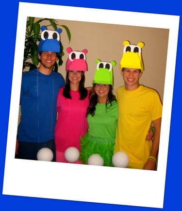4 Hungry Hungy Hippos Out on the Town