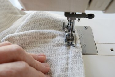 Sew along the seam