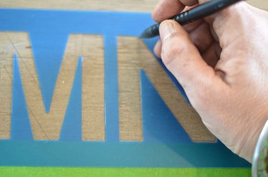 Trace each letter of the quotation