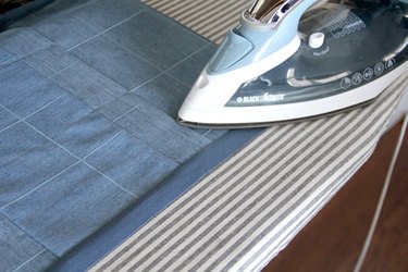 Lay bias tape flat and press