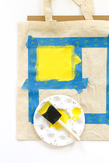 mask and paint squares
