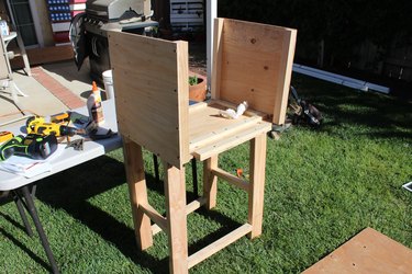 Sides are installed.