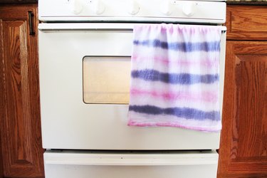 dyed dish cloth