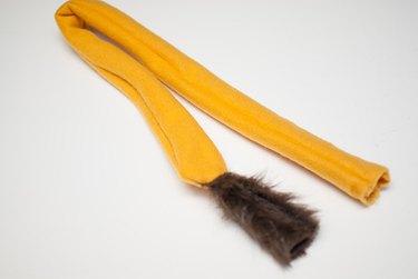 Turn the tail right side out.