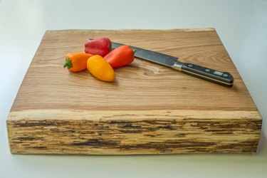 How to make a cutting board out of a tree.