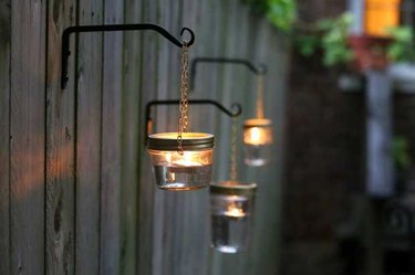 Outdoor Hanging Mason Jar Lights