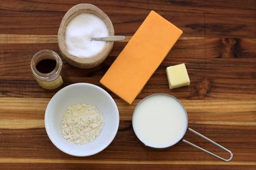 ingredients for homemade nacho cheese dip