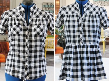 before and after of the shirt