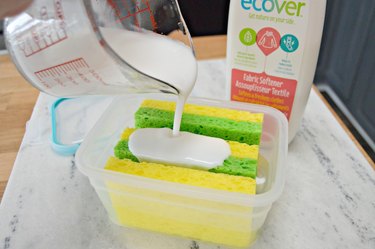 homemade reusable scented fabric softeners